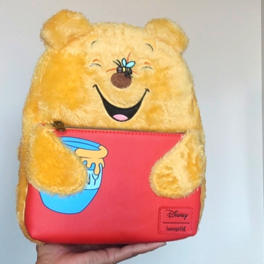 Loungefly Disney Winnie The Pooh Honey Pot Plush Mini Backpack